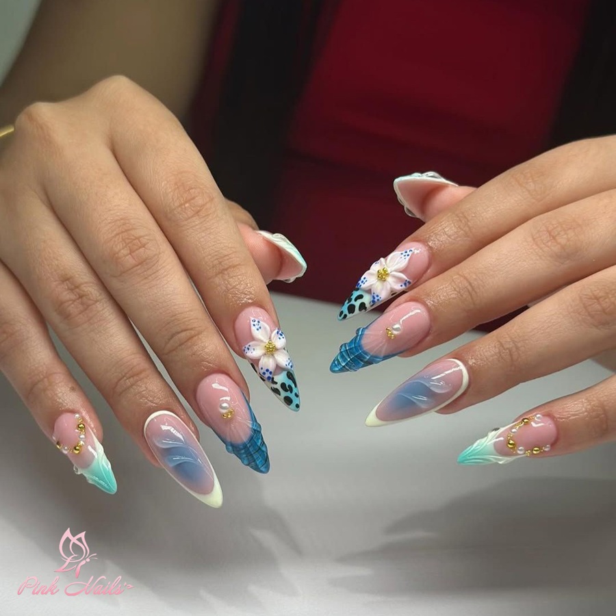 Pink Nails